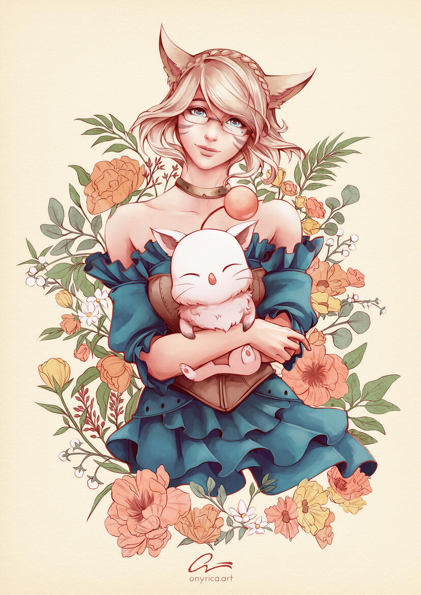 A girl and her kupo